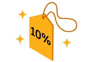 10% de desconto